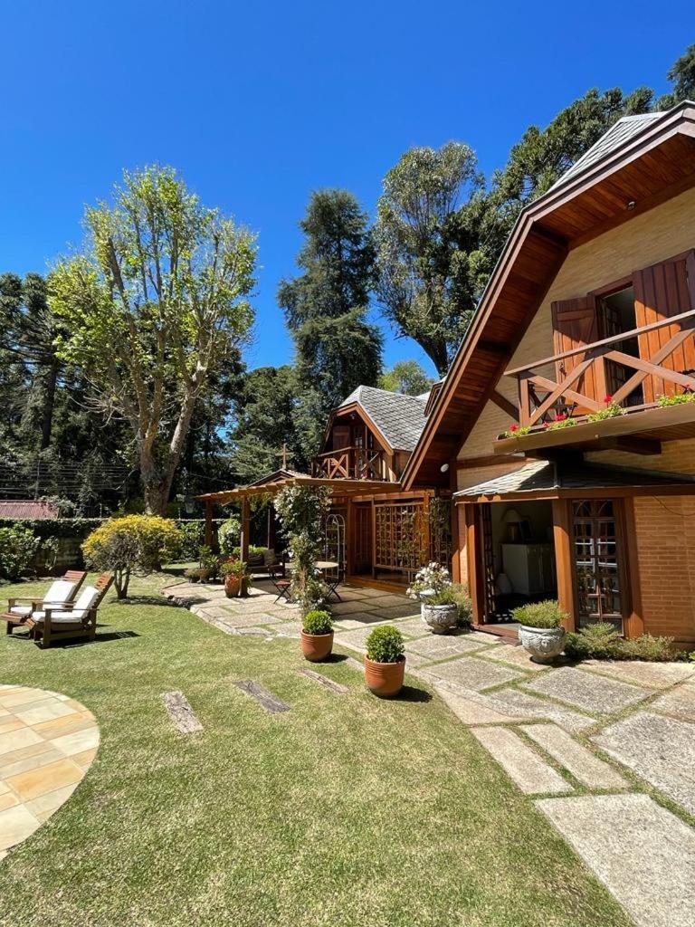 Campos do Jordão Pousada Da Pedra מראה חיצוני תמונה